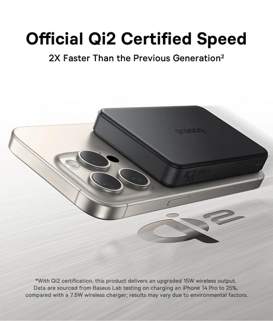 Baseus Magnetic Power Bank for iPhone 16 15 14 13 Pro Max