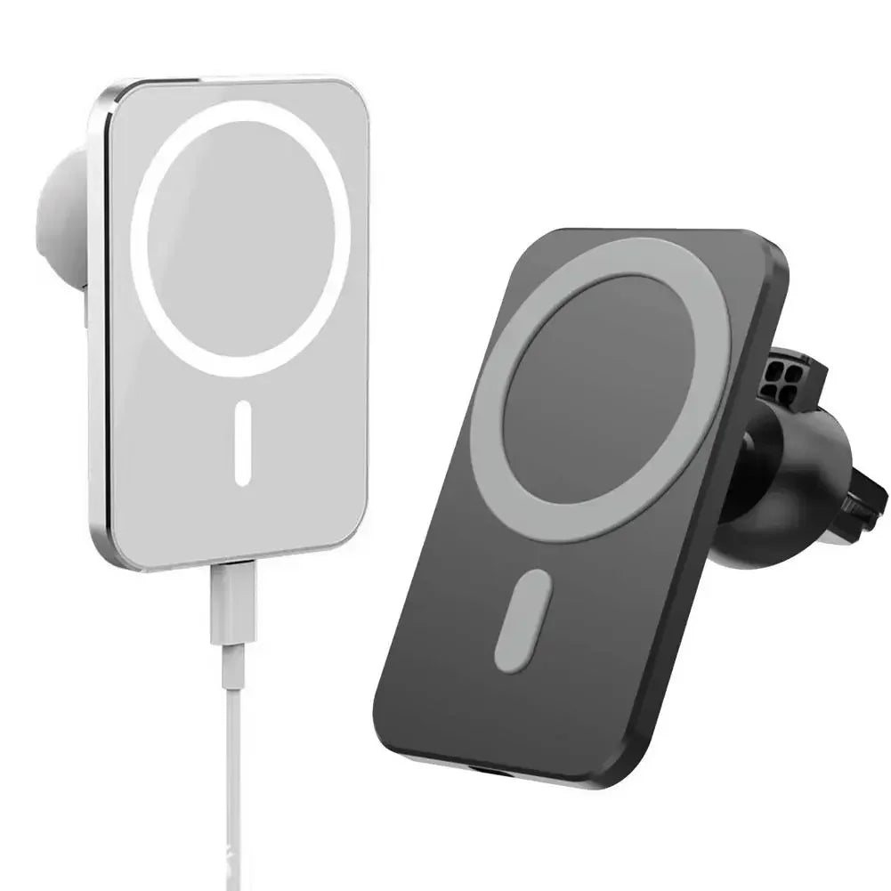 15W Qi Car Charging Mount with Magnetic Holder For IPhone 12 13 Pro