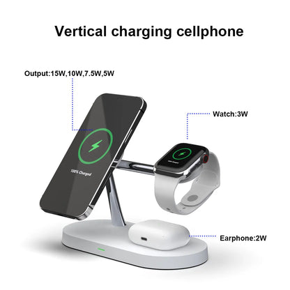 3 in 1 Wireless Charger Stand For iPhone 12 13 14 15 16