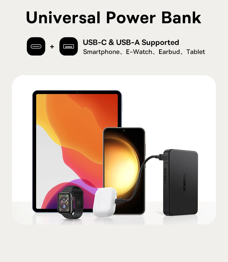 Baseus Magnetic Power Bank for iPhone 16 15 14 13 Pro Max