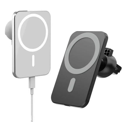 15W Qi Car Charging Mount with Magnetic Holder For IPhone 12 13 Pro