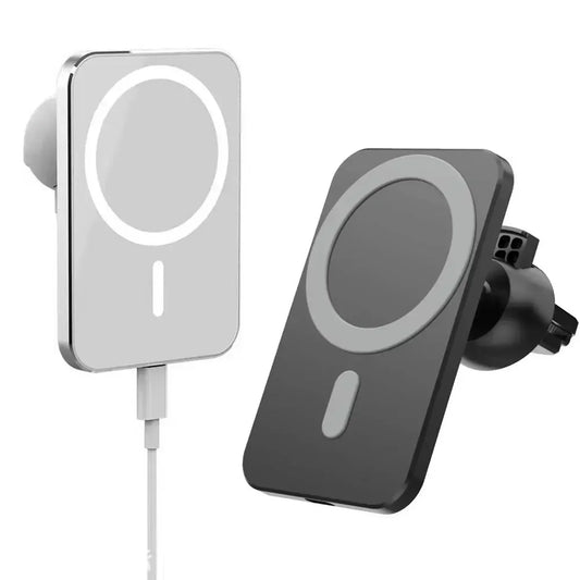 15W Qi Car Charging Mount with Magnetic Holder For IPhone 12 13 Pro